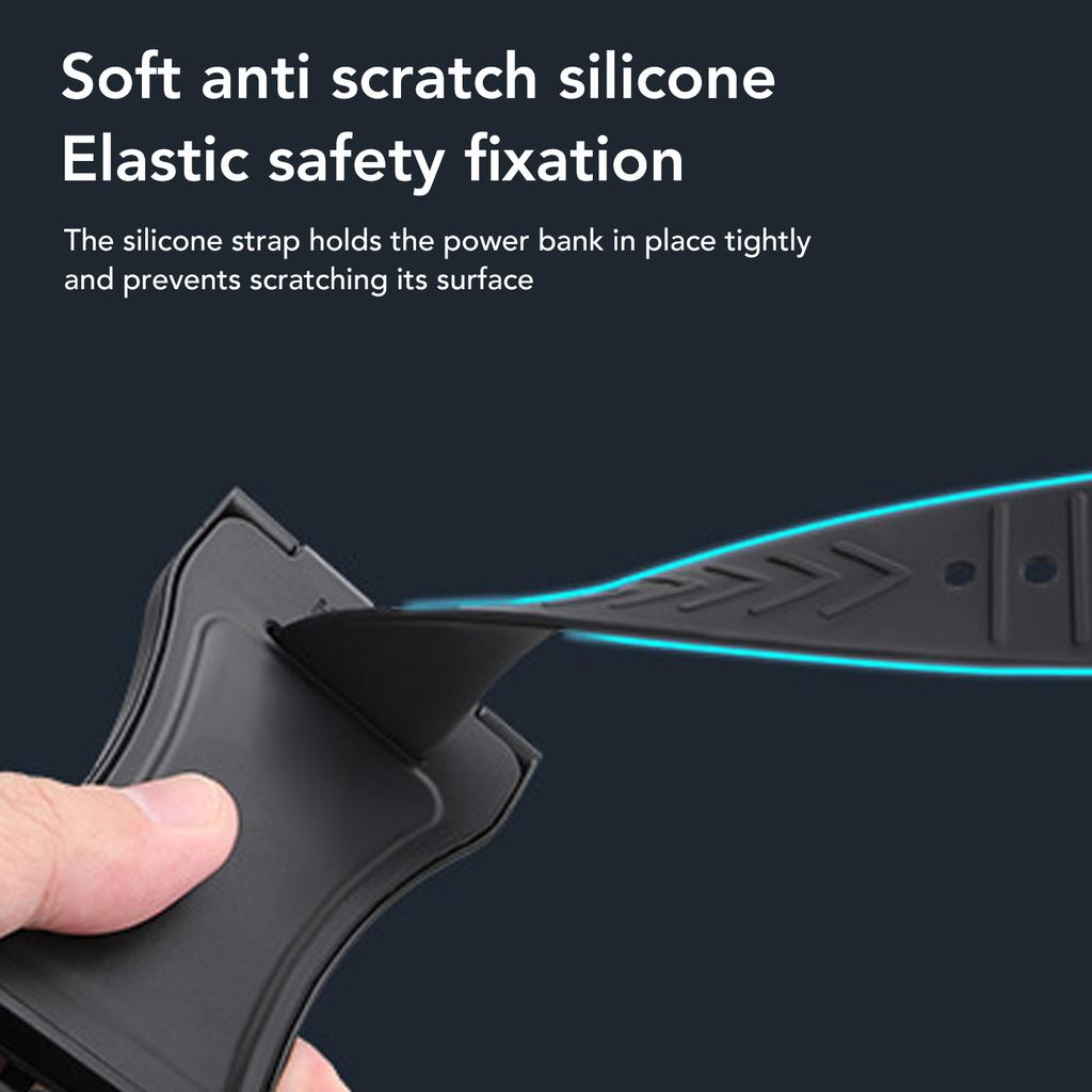 2 In 1 Charging Bank Stand Foldable Desktop Phone Holder Mobile Power Desktop Stand For Steam Deck Foldable Desktop Phone Holder