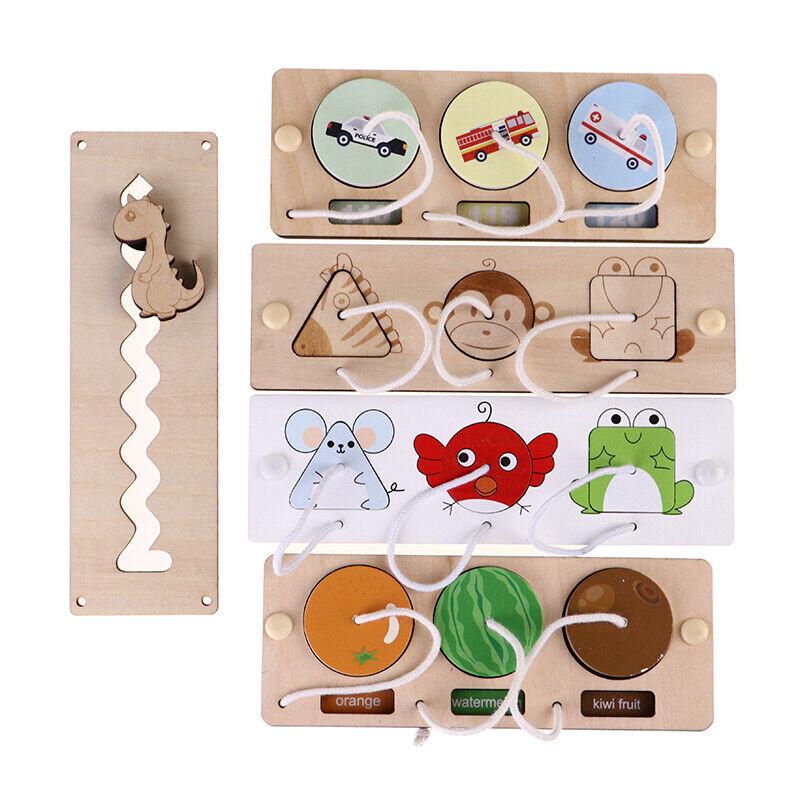 Montessori Busy Board Accessories Diy Toys Baby Wooden Activity Sensory Busyboard Parts Learning Educational Toy For Children