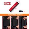 1PC Carbon Fiber Leather SPORTS Car Seat Belt Shoulder Cover Insurance Strap Cover Automotive Supplies to Prevent Tightening