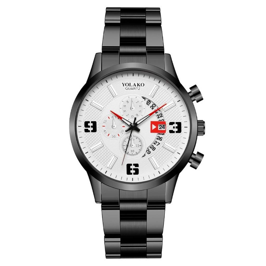 Mens Leather Business Fashion Watch Strap Watch For Gift Giving
