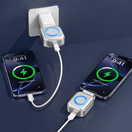 Smart Auto Stop Charging Adapter Type-C 140W Fast Charging Automatic Disconnect Charging Cable Protector Full Charge Eject Device