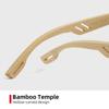 Fashion Bamboo Wood Vintage Square Sunglasses Men Women Luxury Brand Designer Sun Glasses Wooden Driving Fishing Eyewear