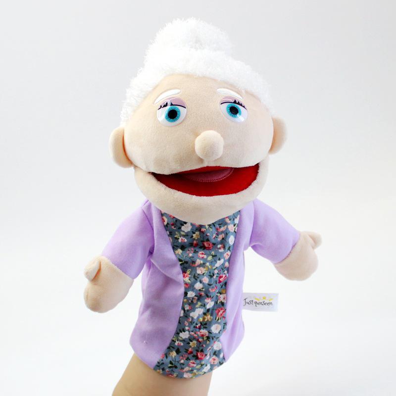 

Семейный кукольный набор - Шесть кукол-перчаток для рассказывания историй и выступлений Height about 30 cm