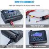 LiPo Battery Charger 150W 10A RC Battery Charger RC Car Charger Balance Charging Fast Charge Discharge Smart Charger for LiPo/Li-ion/Life