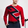 New FILA Golf Series Knitwear Men's Fluorescent Flame Red A11M415401F-RD