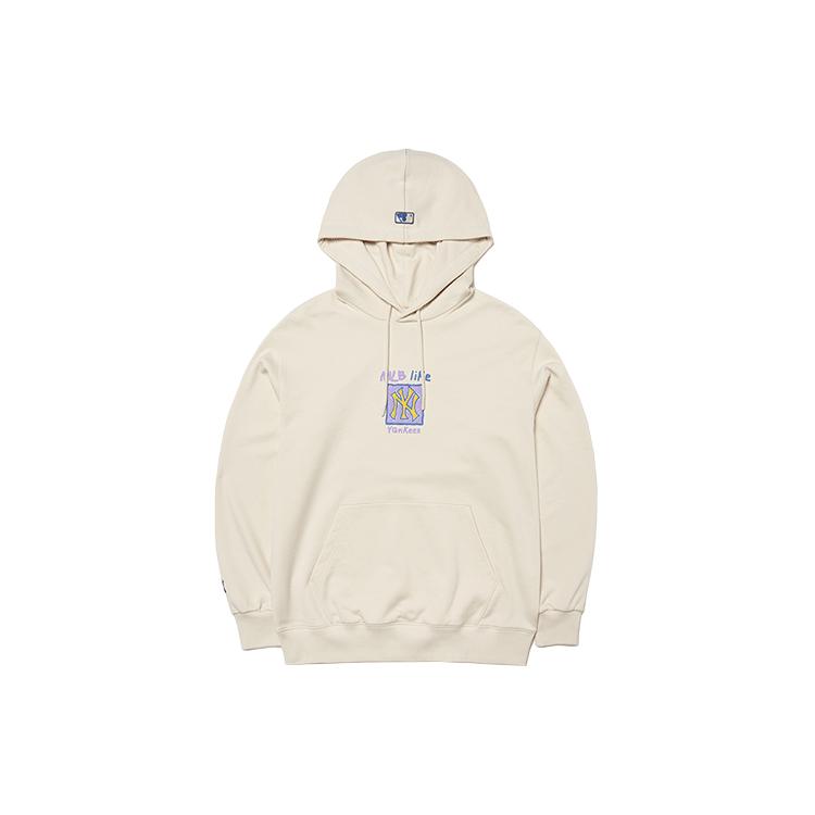 MLB Sweatshirts Unisex White Hooded Moderate Regular 3AHDL0314-50CRS XL
