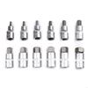 H7EE 12Pcs Inch Bit Socket Set Allen Socket Bit H5-22 Ratchet Socket Wrench Adapter Head for Torque Spanners