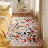 Non-slip Floor Mat Soft Door Gasket Portable Flower Carpet  for Living Room Tea Table Bedside