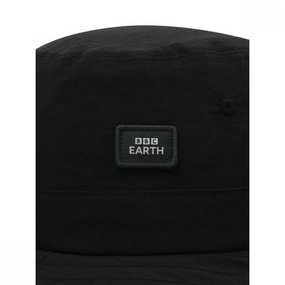 BBC EARTH Convertible String Outdoor Brim Hat  Black 