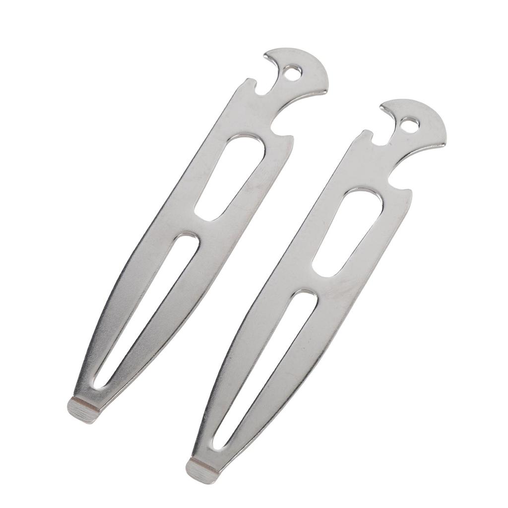 2PCS Deck Fill Plate Key Stainless Steel Gas Water Tank Deck Filler Key Tool Bottle Opener for Yacht Fuel Water Tank