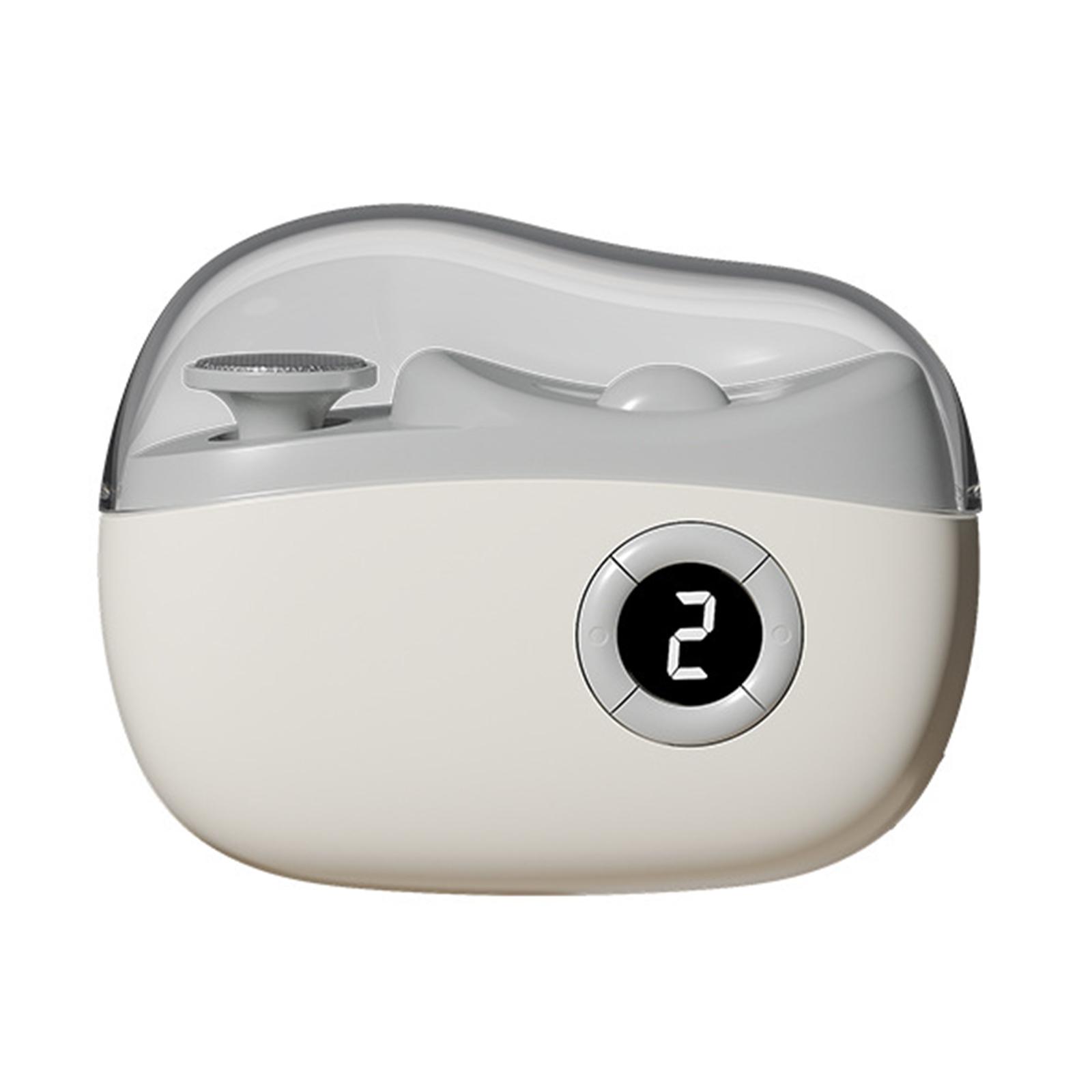 

2 in-1 Electric Nail Clippers Automatic Nail Cutter Nail Trimmer Electric Nail File Fingernail Clippers for Elderly 2