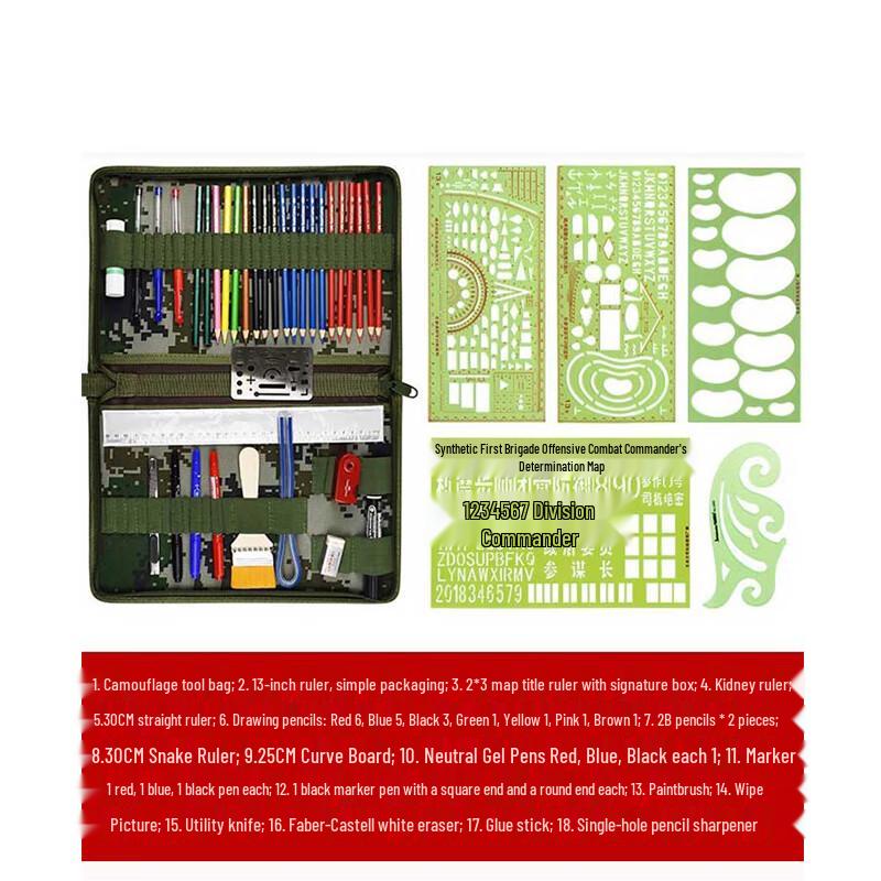 Military Plotting Drawing Tool Set
