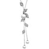 Korean Style Tassel Long Sweater Chain with Artificial Pearl Pendant for Women
