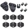 Door Lock Decoration Cover Buckle Door Screw Protector Cover Limit Strap Hinges Footman Loop Bracket Cover ABS Decor Trim Accessories For Wrangler JL