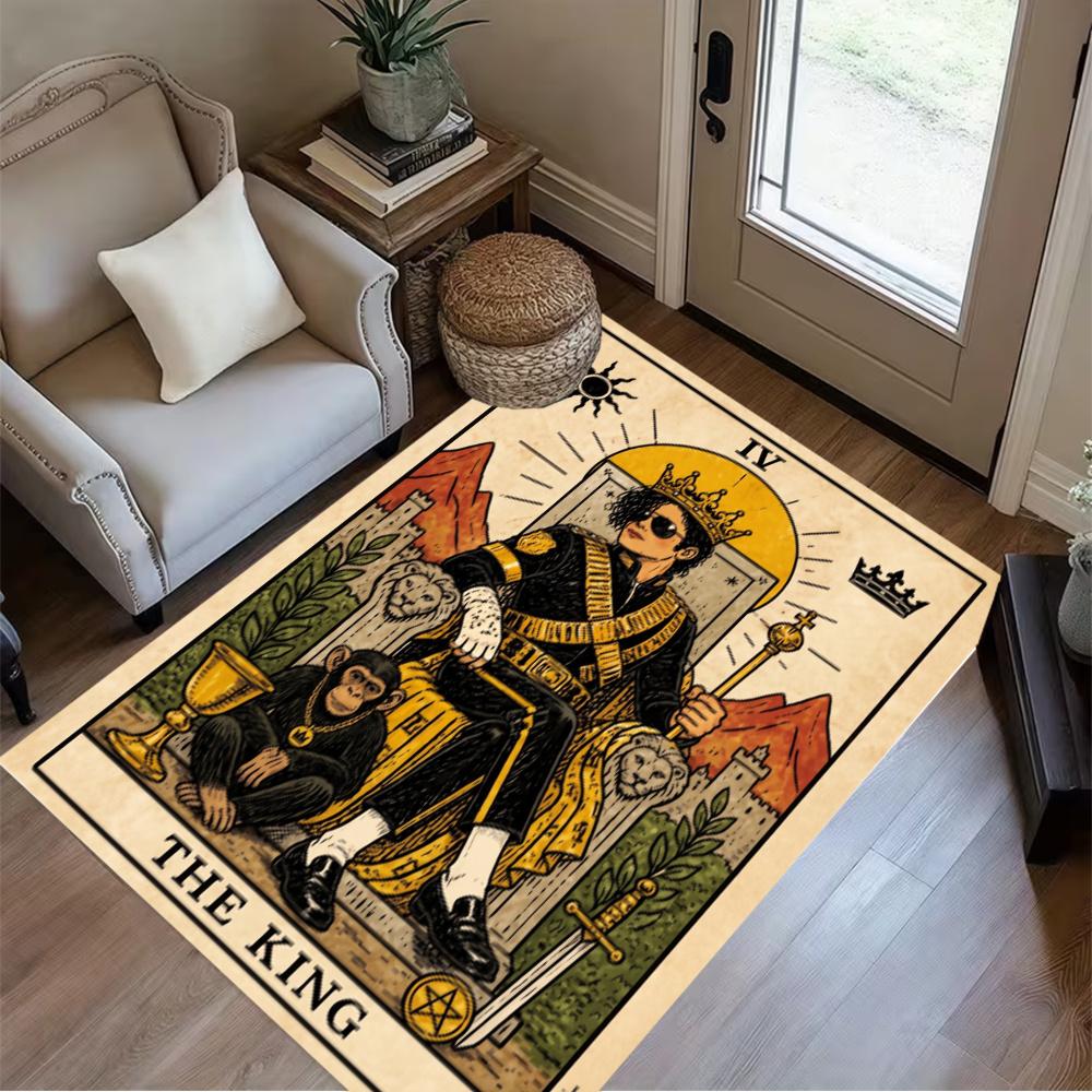 Michael Jackson Pop Icon Floor Mat Suitable For Balcony Kitchen Bedrooms Entryway Antislip Rug Decorate Offices Perfect Gift For Womenmen