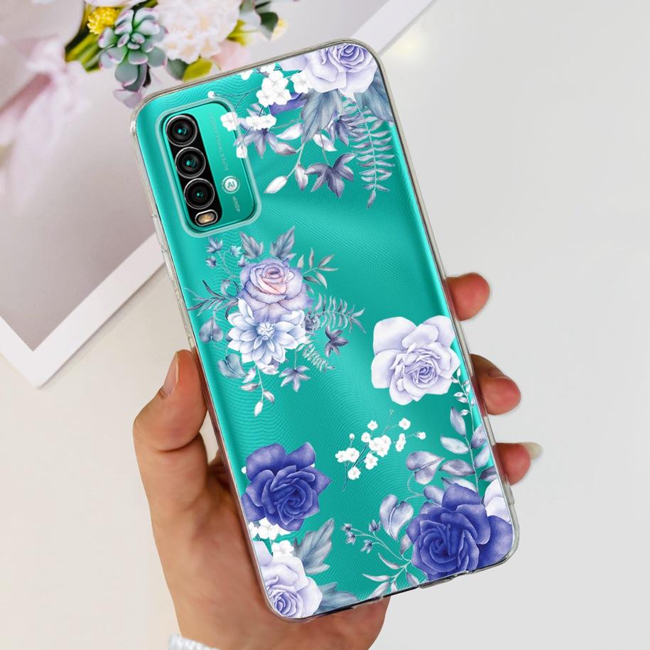 

For Xiaomi Redmi 9T Case 6.53 Soft Clear Silicone Phone Cover New Fashion Pattern Funda For Xiaomi Redmi 9 Power Redmi9T Bumper For Redmi 9T