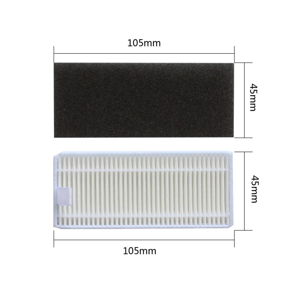 6pcs Vacuum Filters For Lefant M310 Robot Vacuum Cleaner Hepa Washable Replacement Filters Accessories