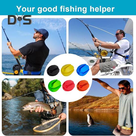 2/3Pcs Fishing Rod Fixed Ball 4/5/8/9/10MM 5 Holes Scratch Free Reusable Fishing Pole Protector Clip Fixing Tools Fishing Accessories