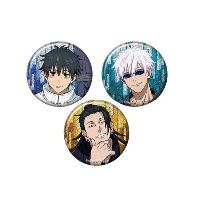 [Jujutsu Kaisen 0 the Movie] Glittery Can Badge Set, Approx. 58mm In Diameter, Made of Steel Alloy, Paper, and PET