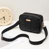 Stylish Korean Version Women's Crossbody Camera Bag with Diamond Pattern