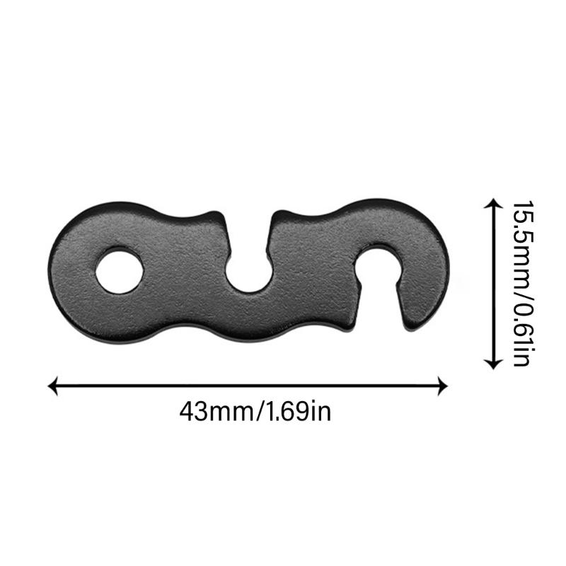 30Pcs Tent Wind Rope Buckle Adjustable Guyline Cord Adjuster Aluminium Alloy Cord Buckles for Outdoor, Camping, Picnics