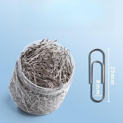 50/160/500 Pcs Color Paper Clips Office Supplies Paper Clip Large File Bookmark Paper Clip Organizer Stationery