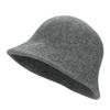 Bucket Simple Casual Felt UV Bucket Korean Slimming Perfect for Gray [XGOPTS] Autumn/Winter Hat, Wool, Women's & Men's, Cap, Protection, Cap, Style,