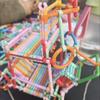 Kids DIY Straw Building Blocks, STEM Educational Magic Sticks, Creative Interlocking Construction Toys for Toddlers