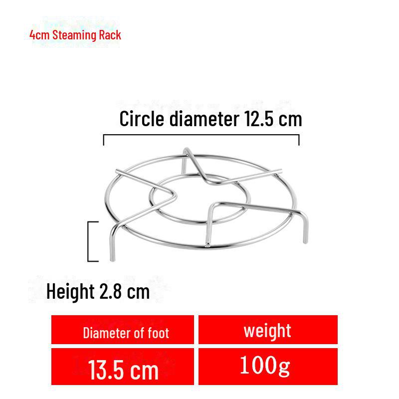 15-25cm Stainless Steel Non-Magnetic Steaming Rack for Vegetables
