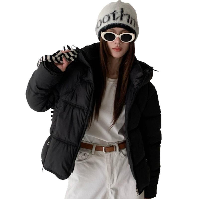 Women S Short Hooded Padded Cotton Coat Loose Warm Winter Jacket