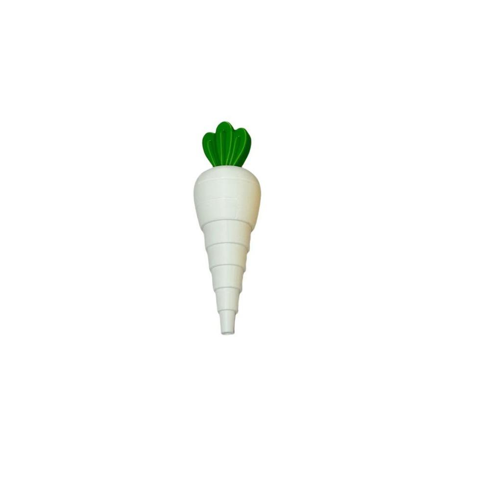 

Colorful 3D Printed Scalable Carrot Expandable Easter Desktop Decorations Fidget Toy 11.5cm білий