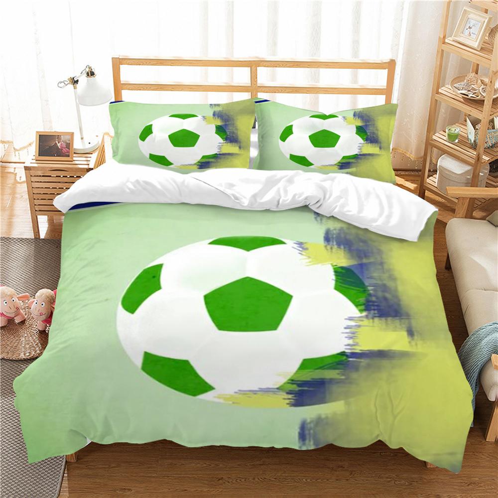 

Домашнее постельное белье с принтом, комплект пододеяльников с наволочкой, пододеяльники, лучший подарок, моющийся постельный костюм, детский удобный дышащий EU Single 135x200cm