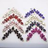 2018 New Charm 105MM Acrylic Chain DIY Garment sewing accessories Metal Crystal Rhinestone bikini Connectors buckle