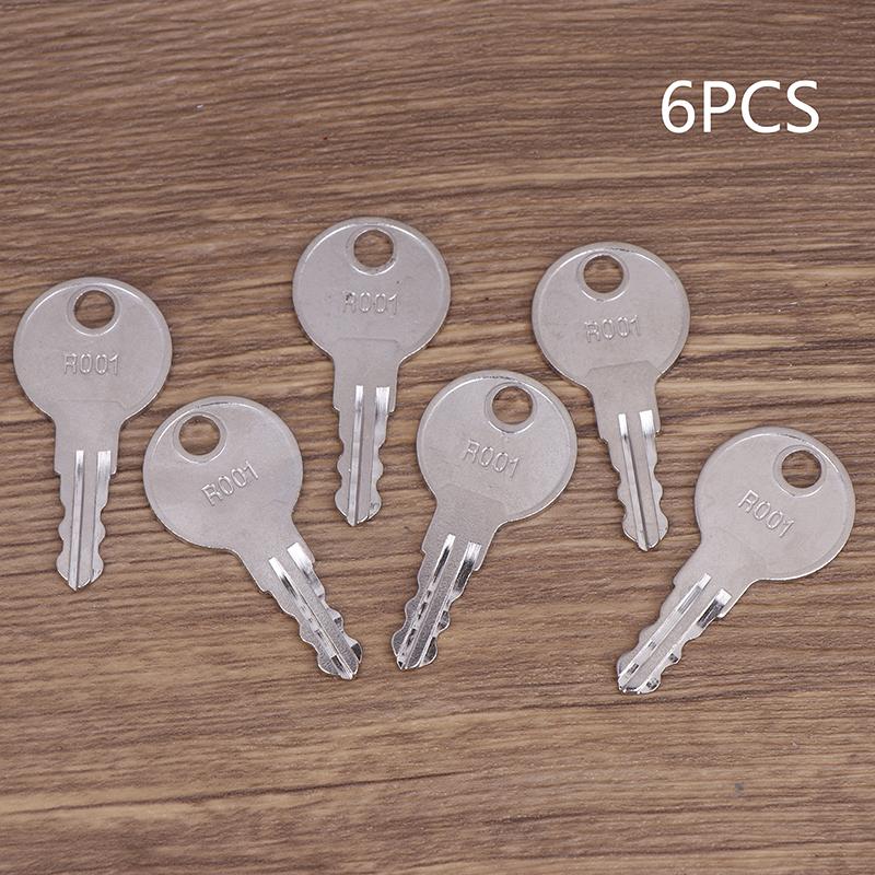 6 Piezas R001 Llave RV Llaves Camper Compatibles Con Puerta de Equipaje RV Puerta de Compartimento RV 230012 Adecuado Para RV