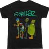 Gorillaz Cartoon Graphic Black T-Shirt