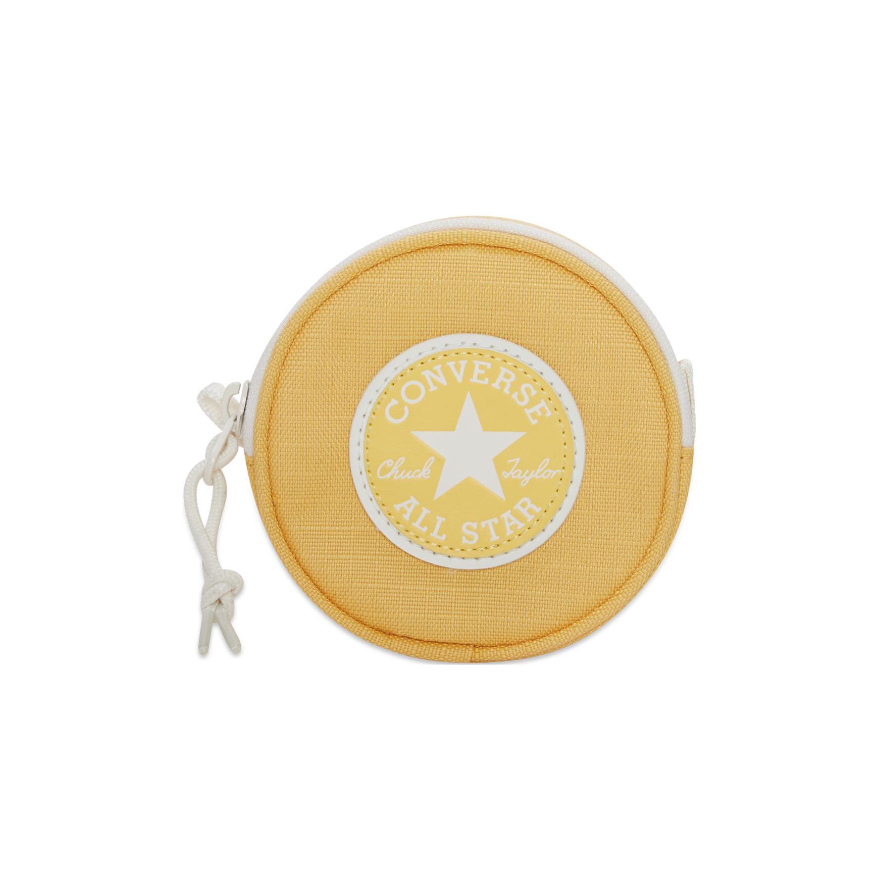 

Новый полиэстеровый кошелек для монет Converse, обычный, женский, желтый 10022998-A03 9.4*3.6*9.4CM