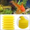 Replaceable small porous sponge for aquarium filter, yellow, round, filler for BARBUS SOBO FERONIA, 20 pcs