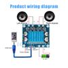 XH-A232 High-definition Digital Audio Power Amplifier Board Mp3 Amplification Module 8V-20V Sound Amplifier Board 2 Channel 30W