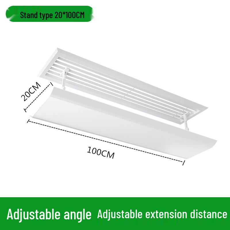 Adjustable Air Conditioner Vent Deflector