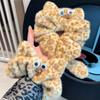 Plush Fabric Plush Cat Headband Cat Shape Meatball Headband Sweet Plush Scrunchies  For Girls Women
