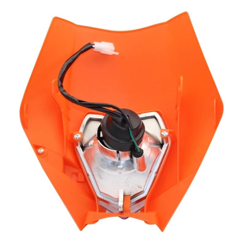 Motorcycle Headlight Plate for KTM EXC XC SX XCW Duke 390 125 To 500 Headlamp 2008-2014 Supermoto Universal Dirt Bike Motocross