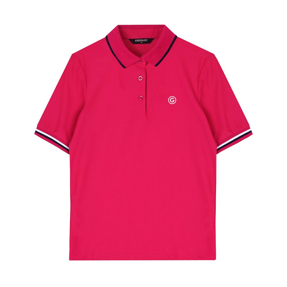 GREENJOY Women'S Solid Pq Polo Shirt