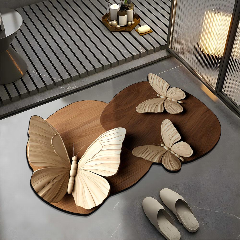 Anti Slip Floor Mat Bathroom Toilet Door Dirt Resistant Household Maintenance Bathroom Floor Mat Water Absorbing