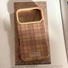 Leder im britischen Stil Geeignet für Iphone16 für Apple 17promax Handyhülle 15 Retro Braun 14 Sturzsicher 13 Weiche Hülle