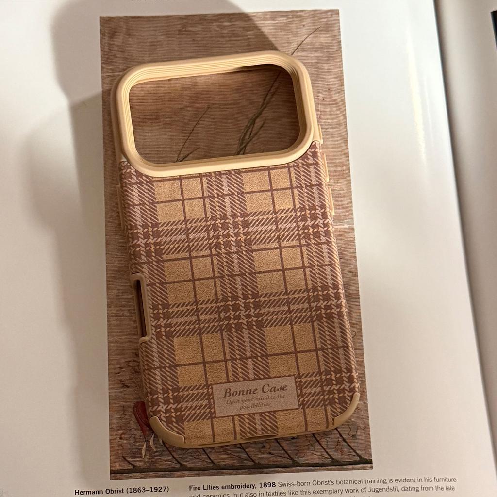 Leder im britischen Stil Geeignet für Iphone16 für Apple 17promax Handyhülle 15 Retro Braun 14 Sturzsicher 13 Weiche Hülle