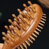 Anti-Static Air Cushion Hairbrush Double-Sided Wooden Meridian Hair Comb  Hairdressing