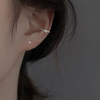 Clipe de osso de orelha de luxo de alta qualidade para mulheres sem piercing de orelha, clipes de orelha, nova tendência