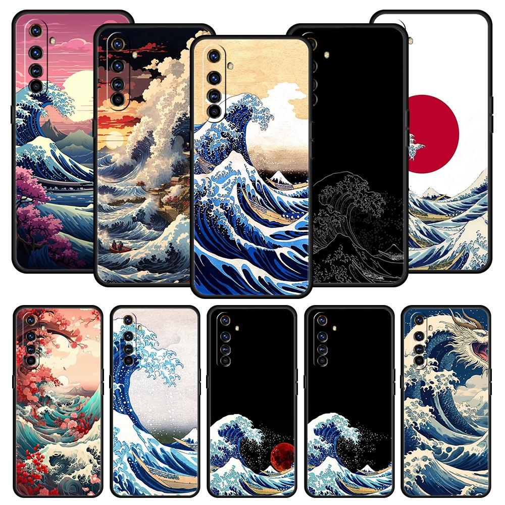 Japan The Great Wave Of Kanagawa Phone Case For Realme 12 11 10 9 8 5G 7 6 GT5 GT3 GT2 Pro C21 C11 C25 C35 GT Neo 2 3 3T 5 Cover