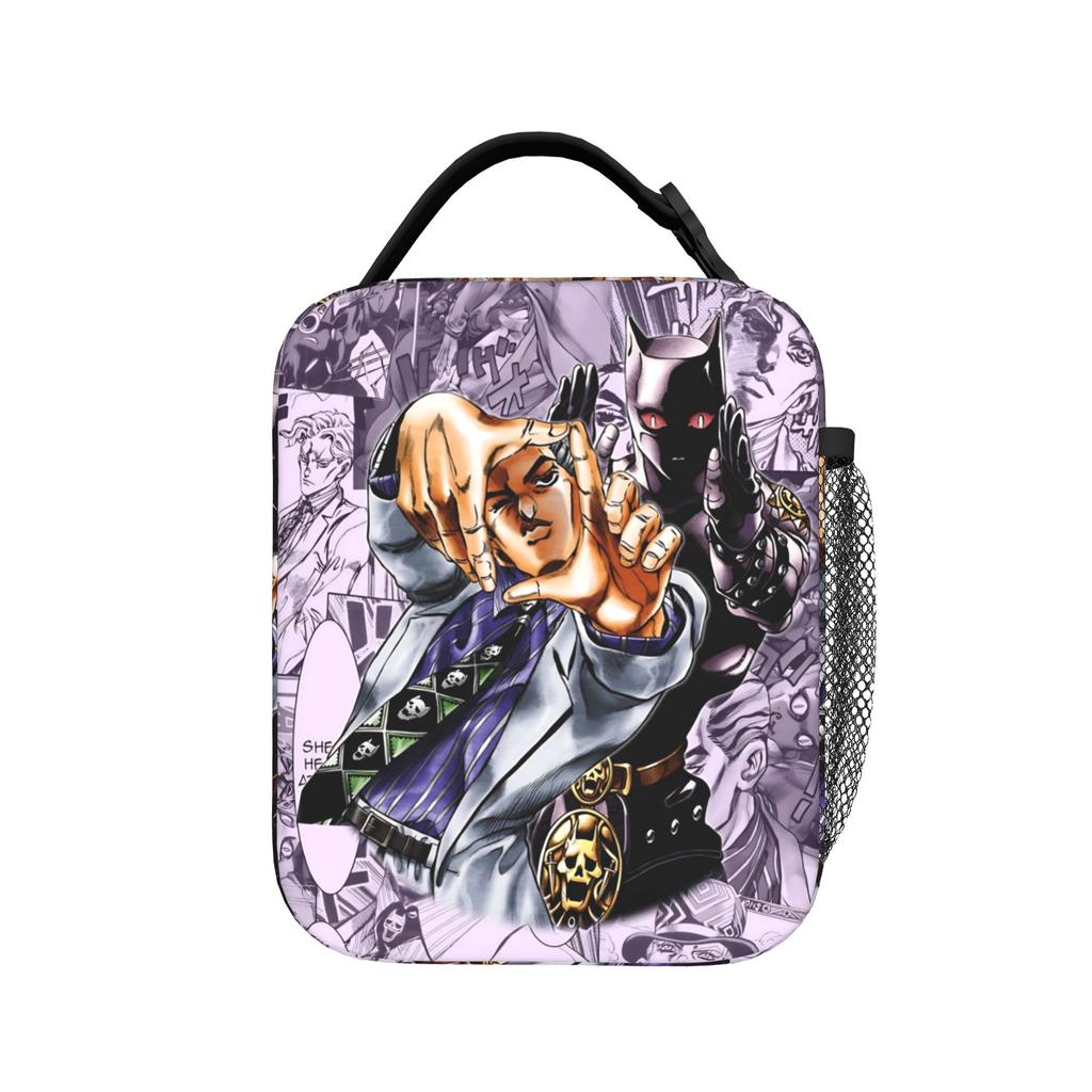 Japanese Anime Heat-keeping Meal Tote Compact Jujutsus Kaisens Anime Lunch Container Thermal Bag Tote Lunch Box Food Keeping Bags