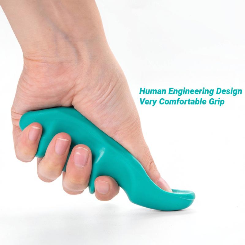 Durable And Safe 2Pcs T-Shaped Massager + Thumb And Finger Pressure Rod Plastic Material Physical Therapy Tool Deep Tissue Relaxation Through